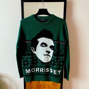 ‘Morrissey’ Green Knitted Sweater